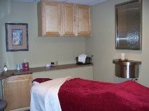 A peak at my massage room.